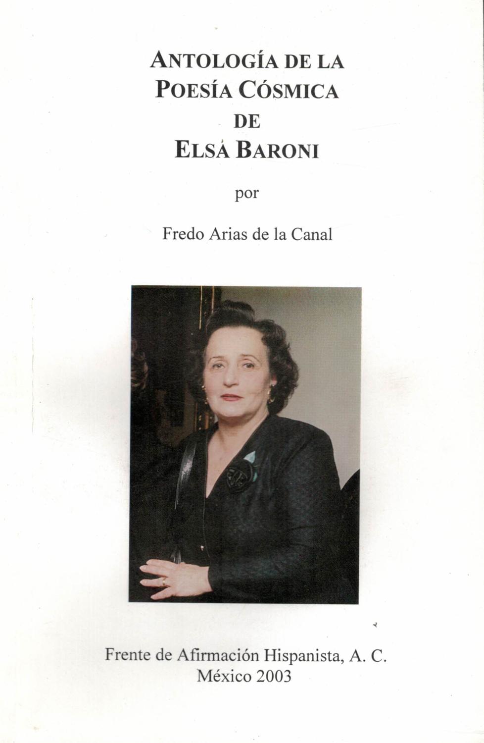 Antología de la poesía cósmica de Elsa Baroni